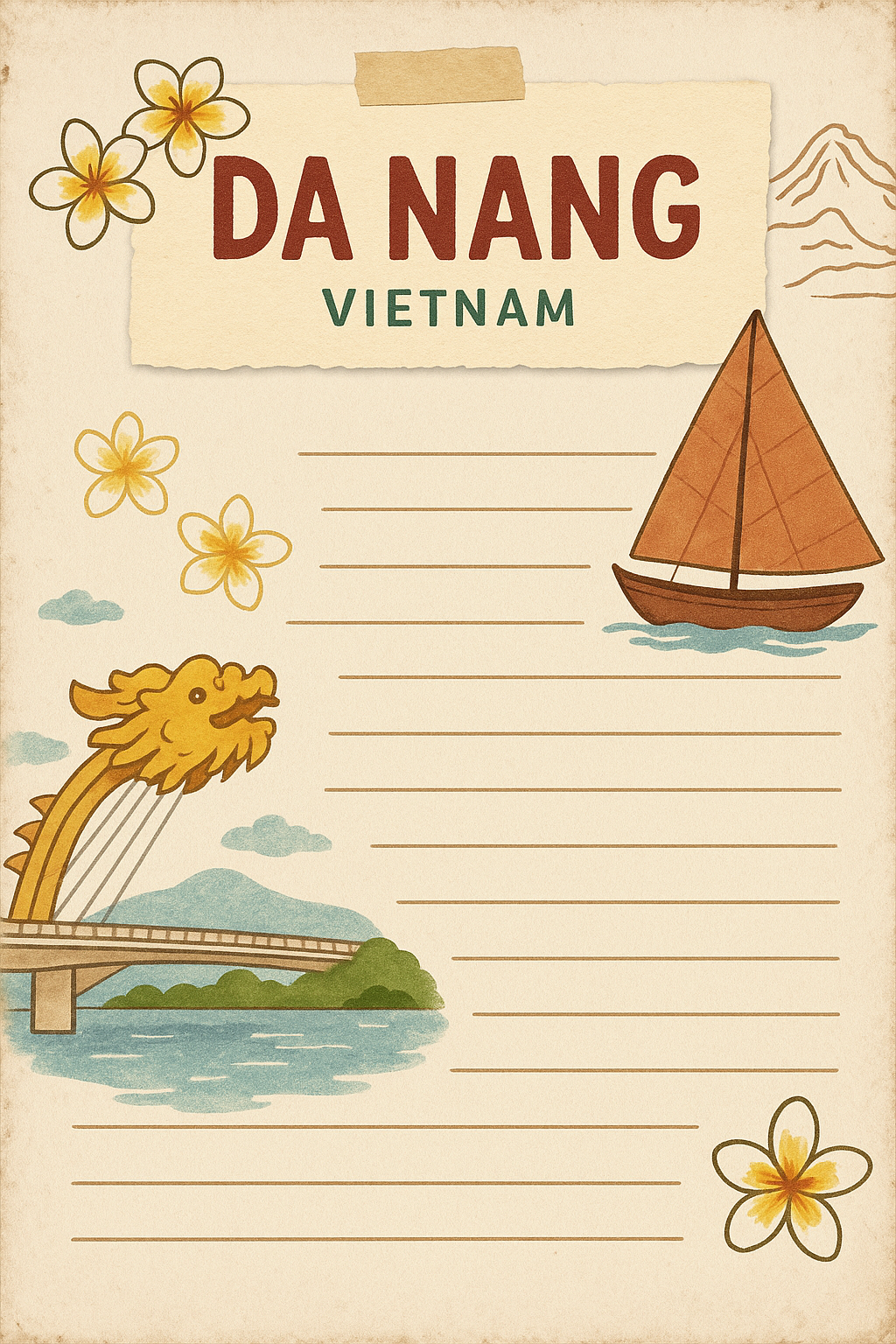 How to Travel Vietnam Digital Journal/Planner