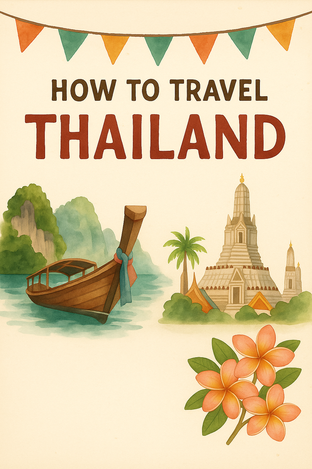 How to Travel Thailand Digital Journal/Planner