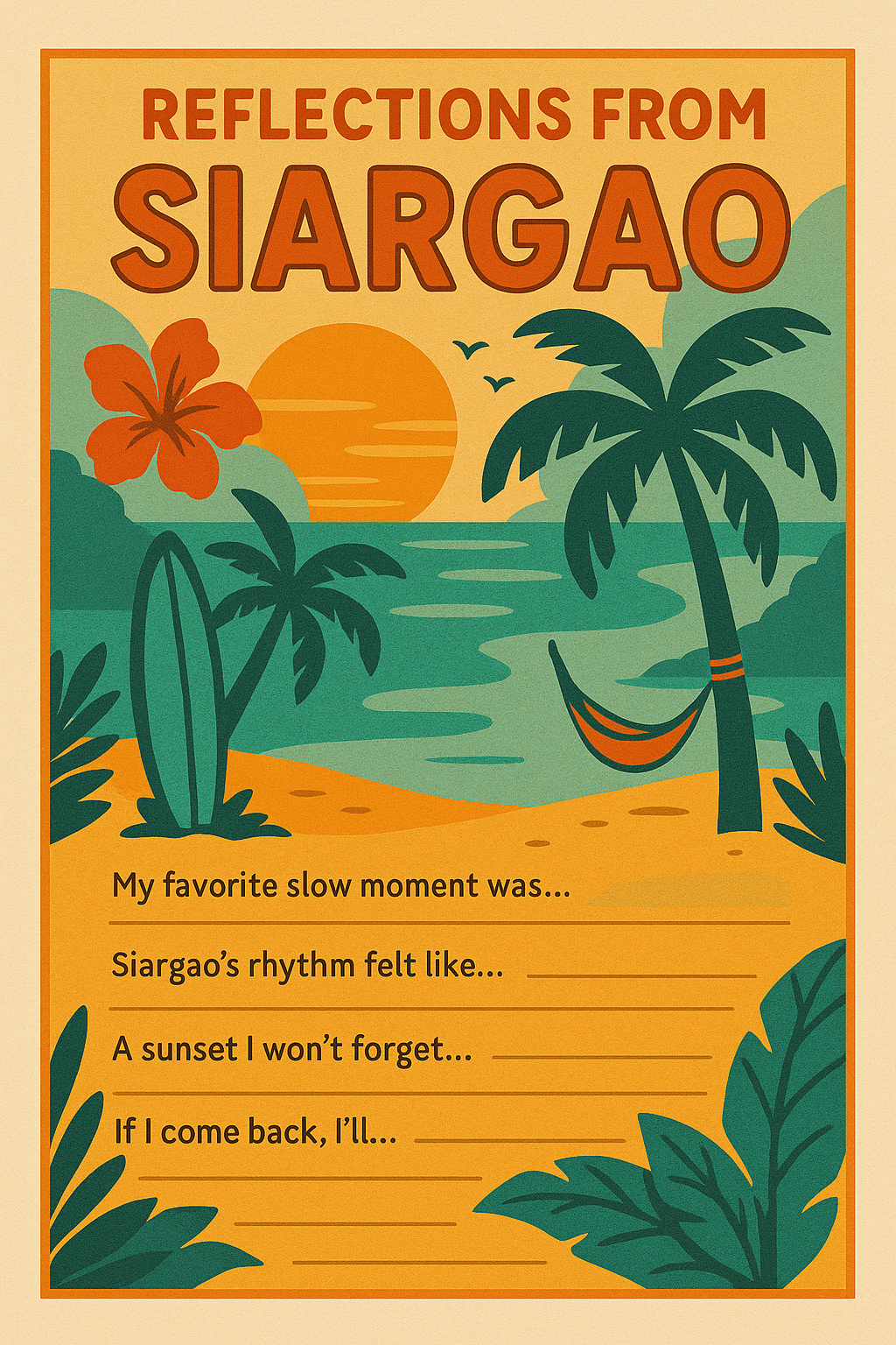 How to Travel Philippines Digital Journal/Planner