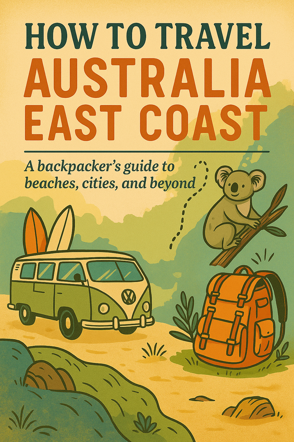 How to Travel Australia East Coast Digital Planner/Journal
