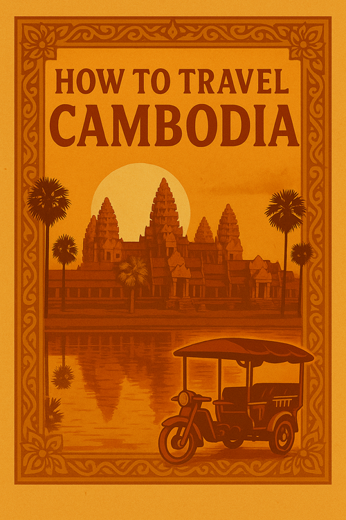 How to Travel Cambodia Digital Journal/Planner