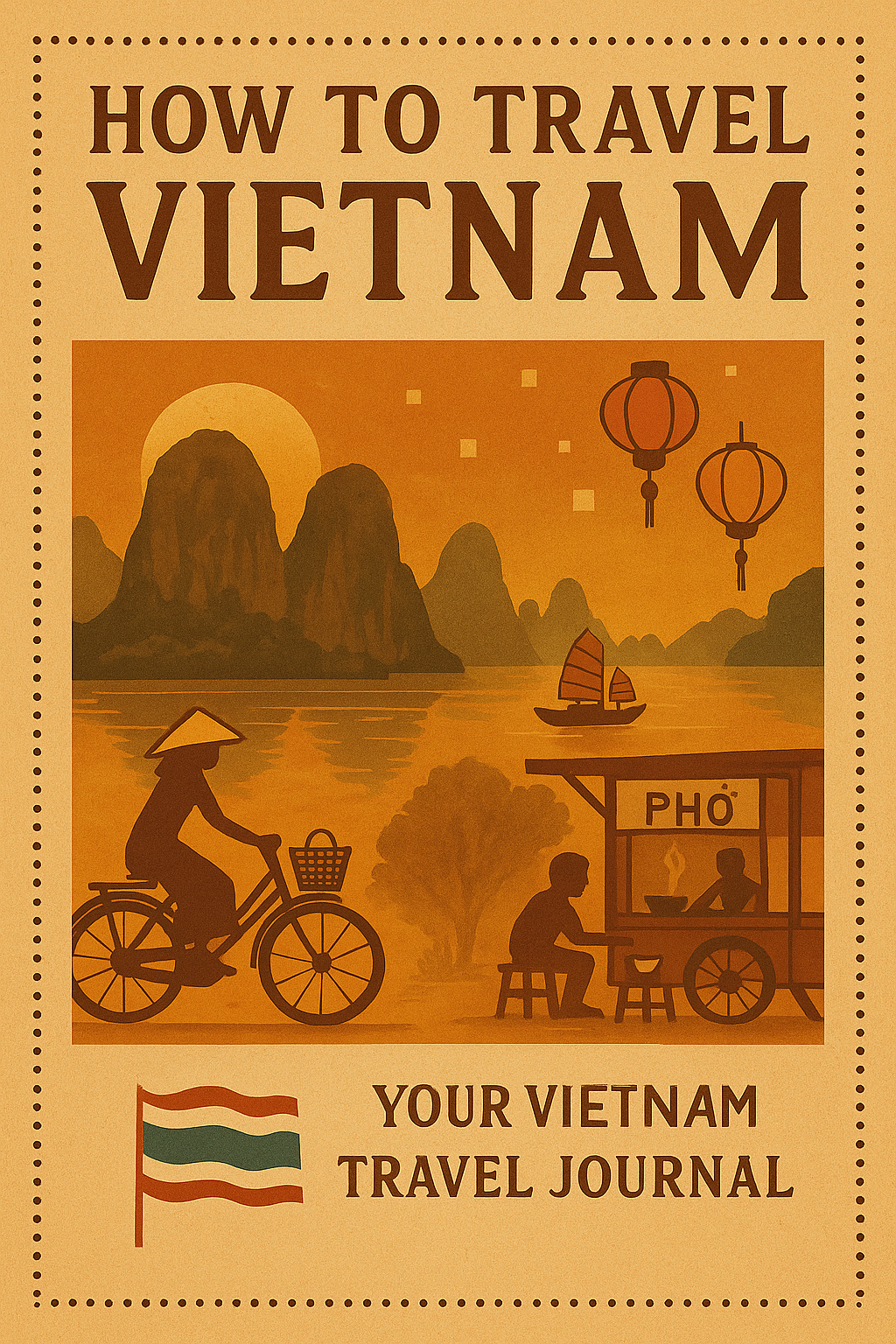 How to Travel Vietnam Digital Journal/Planner