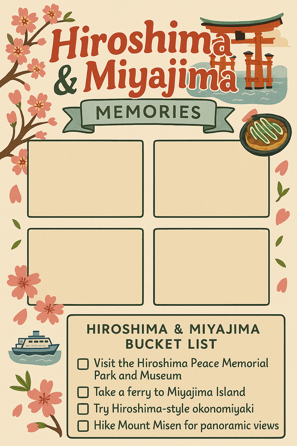 How To Travel Japan Digital Journal/Planner