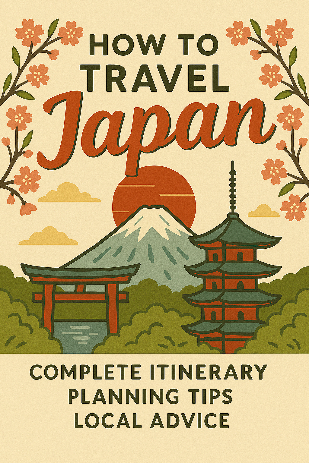 How To Travel Japan Digital Journal/Planner
