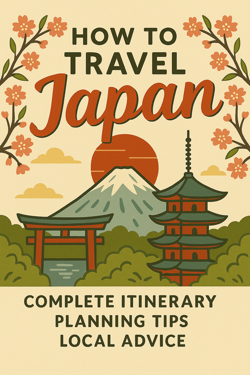 How To Travel Japan Digital Journal/Planner