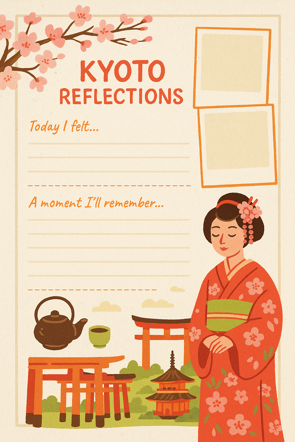 How To Travel Japan Digital Journal/Planner