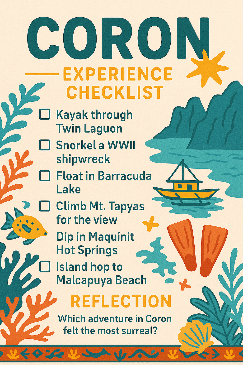 How to Travel Philippines Digital Journal/Planner
