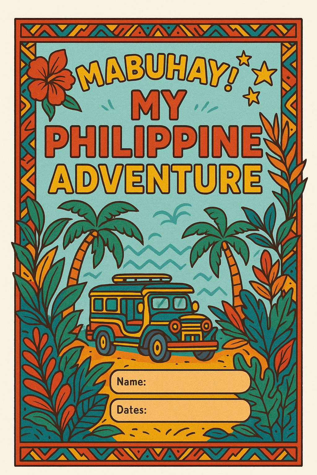 How to Travel Philippines Digital Journal/Planner