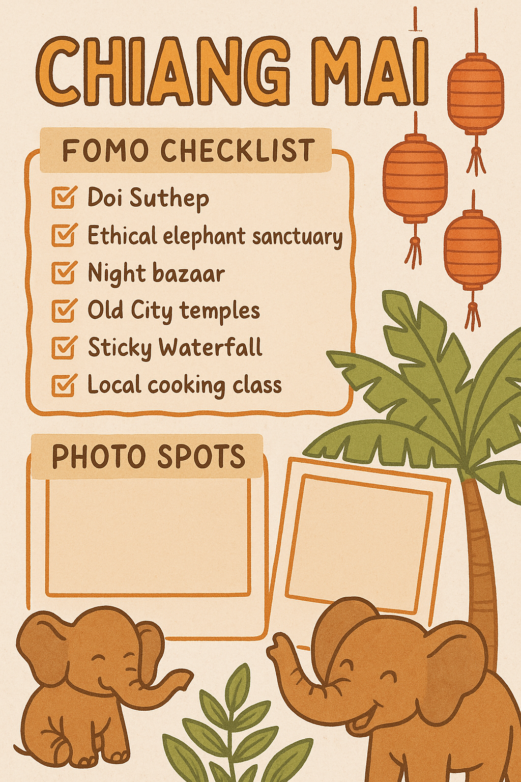 How to Travel Thailand Digital Journal/Planner
