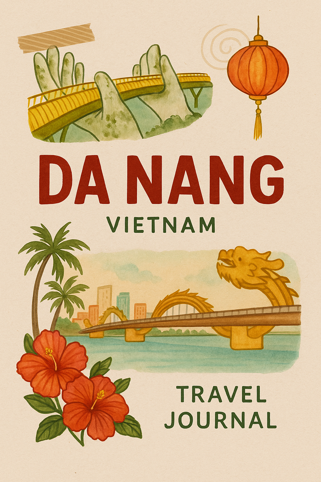 How to Travel Vietnam Digital Journal/Planner