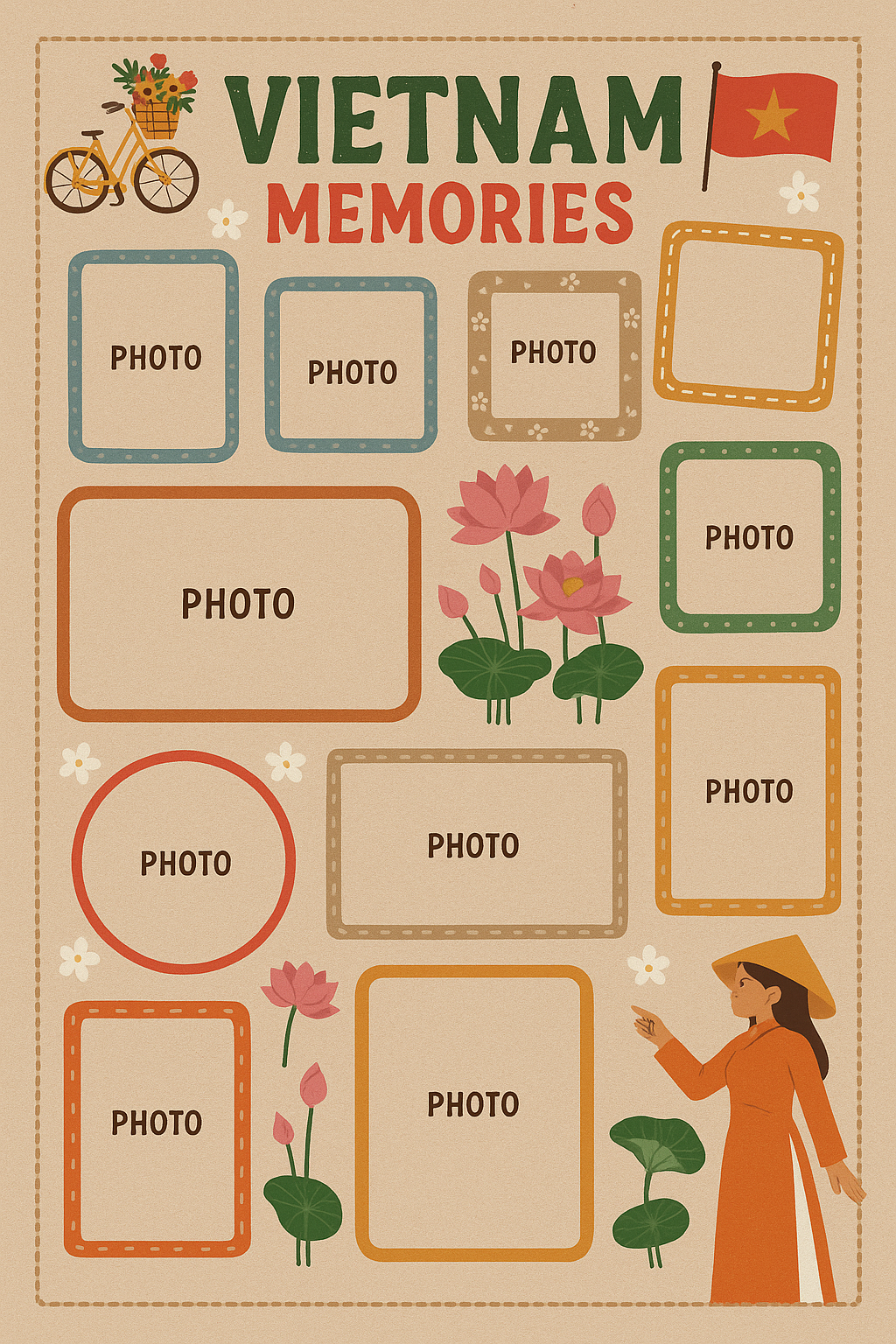 How to Travel Vietnam Digital Journal/Planner