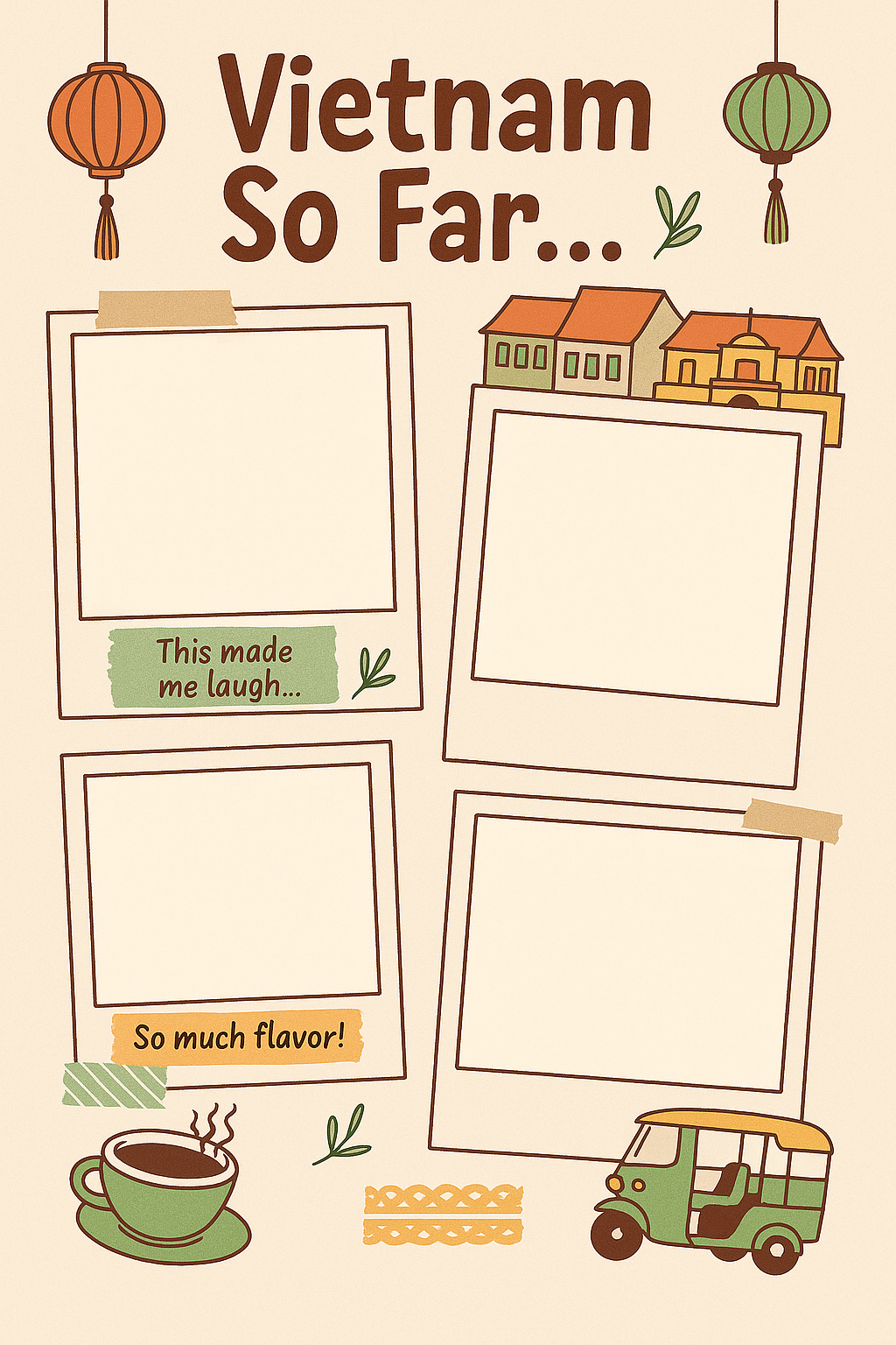 How to Travel Vietnam Digital Journal/Planner